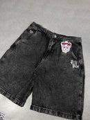 Bermudas Jeans Baggy - Tamanho 42.