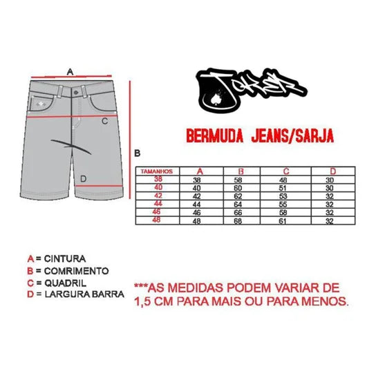 Bermuda TripSide Original 🏴‍☠️ - Tamanho 42/44.