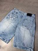 Bermudas Jeans Baggy Carpinteiro - Tamanho 40.