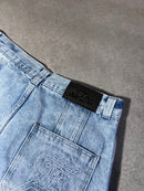 Bermudas Jeans Baggy Carpinteiro - Tamanho 40.