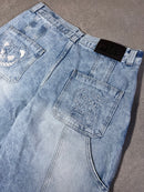 Bermudas Jeans Baggy Carpinteiro - Tamanho 40.
