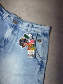 Bermudas Jeans Baggy Carpinteiro - Tamanho 40.