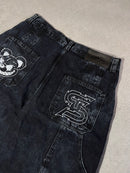 Bermudas Jeans Baggy Carpinteiro - Tamanho 44.