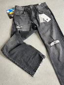 CALÇA BAGGY DESTROYED BALCK ORIGINAL PRESENCE - Tamanho 42.