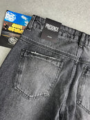 CALÇA BAGGY DESTROYED BALCK ORIGINAL PRESENCE - Tamanho 42.